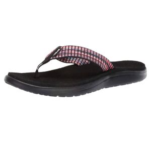 Teva Voya Flip Flop Sandal | Womens 8 | Bar Street Multi Black
